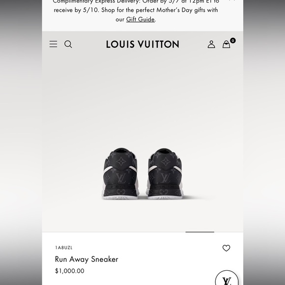 Biolor Run Away sneaker combines 3 variations on Louis Vuitton signature canvas. - Picture 10 of 15